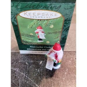Hallmark Nutcracker Guild 2000 mini ornament Xmas decor